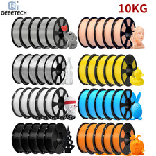 Geeetech 10 kg pla/petg/abs+/asa/tpu/silk/Matt 1,75 mm filamento stampante 3D 1 kg*10