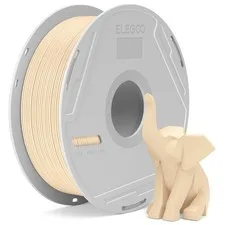 ELEGOO PLA Basic Filamento Beige 1KG con Bobina Riutilizzabile, 1,75mm PLA 3D Al