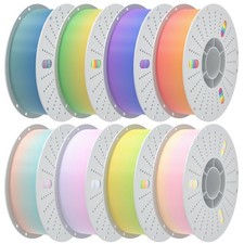 Flipper seta arcobaleno PLA 1,75mm filamento stampante 3D 8kg 8 colori