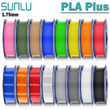 SUNLU 1KG PLA Plus filamento stampante 3D 1,75mm PLA+ 1KG +/-0,02mm multicolore