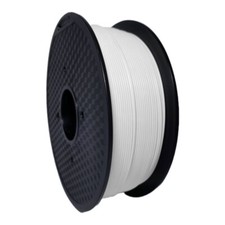 Nylon bianco (PA 1,75 mm filamento per stampante 3D con bobina, 1 kg/2,2 libbre