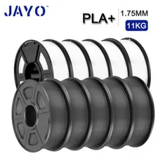 JAYO 10KG 3D filamento PLA+ 5Nero 5Bianco 1.75mm 1.1KG/SET 3D consumo PLA PLUS