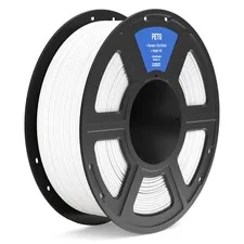 ELEGOO PETG Filamento 1,75 mm Bianco 1KG, Filamento per Stampante 3D Precisione