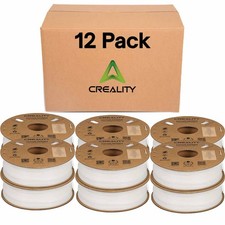 Filamento stampante 3D Creality Hyper ABS - rotoli da 1,75 mm 1 kg - bianco - confezione da 12 rotoli