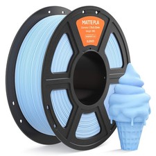 Filamento PLA opaco 1,75 mm blu ghiaccio 1 kg stampante EGOO bobina alta precisione adatta