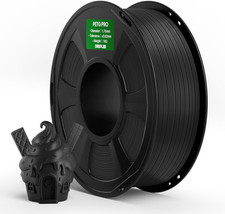Filamento PETG Pro Nero 1Kg, 1,75Mm PETG Filamenti per Stampante 3D Durezza Migliorata