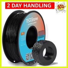 Filamento TPU 1,75mm Nero 1Kg Bobina 95A Flessibile Morbido Stampante 3D Filamento Con...
