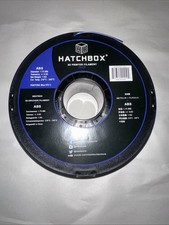 HATCHBOX ABS 1,75 mm filamento per stampante 3D in vero blu, bobina da 1 kg