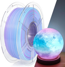 PETG Filamento 1.75Mm 1Kg, Traslucido PETG Blu Viola Filamenti per Stampa 3D, Al