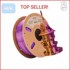 ERYONE Stampante 3D Filamento PLA Doppio Colore Seta 1,75mm +/- 0,03mm, Filame Bicolore