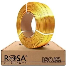 Filamento PLA Rosa 3D 1,75 Mm 1000G Setoso Oro, Ricarica
