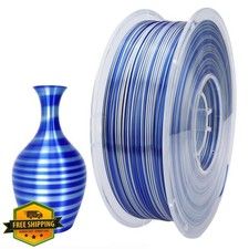 Filamento CC3D PLA 1,75 mm blu caramella argento