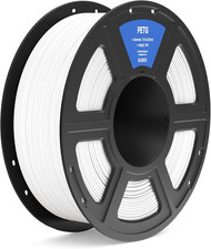 PETG Filamento 1,75 Mm Bianco 1KG, Filamento per Stampante 3D Precisione Dimensi