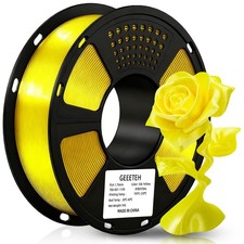 Geeetech Silk PLA filamento stampante 3D 1,75 mm 1 kg seta lucida giallo filamento PLA
