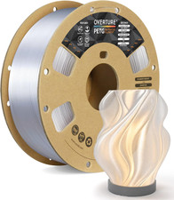 Filamento PETG 1,75 mm, filamento per stampante 3D ad alta velocità, perfettamente avvolto e senza intasamenti,