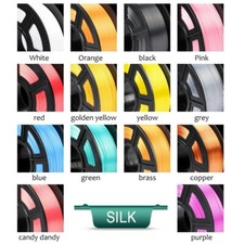 (Aggiungi 4,Acquista 3 Ottieni 1 Gratis) SUNLU SILK PLA+ Filamento stampante 3D 1,75MM SETA 1KG