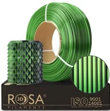 Filamento PLA Rosa 3D 1,75 Mm 1000G Verde/Nero, Ricarica