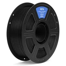 PETG Filamento 1,75 mm Nero 1KG Filamento per Stampante 3D Precisione