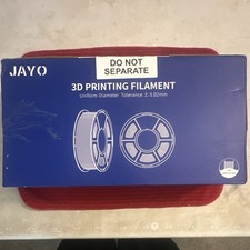 JAYO PLA Filamento per stampante 3D 1,75 mm nero 1,1 kg x 4 set senza grovigli