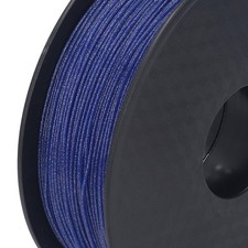 Filamento 1,75 mm lucido scintillante blu forte liscio PLA seta consumabile stampante