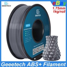 Geeetech ABS+ 1,75mm filamento stampante 3D 1kg nero durezza ABS+ filamento NUOVO