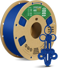 Filamento ABS Blu 1.75Mm, 1Kg Bobina(2.2Lbs), Precisione Dimensionale +/- 0.03 M