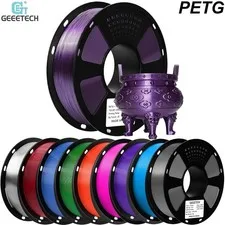GEEETECH PETG filamento 1,75 mm 1 kg stampante 3D filamento alta tenacità resistente agli urti