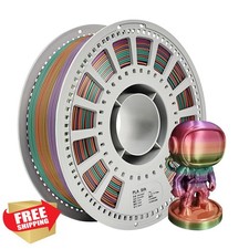 SHIMMERFlL Rainbow PLA 1,75mm 1Kg Filamento per stampante 3D multicolore