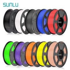 SUNLU PLA PETG PLA+ ABS 1KG/0.25KG TPU Filamento per Stampante 3D 1.75mm Nero