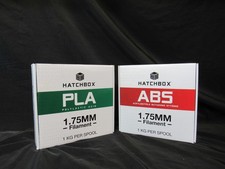 Due bobine di filamento per stampante 3D Hatchbox PLA 1,75 mm 1 kg