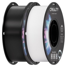 Creality 2 kg filamento PETG bianco e nero 1,75 mm, Petg - 2 * 1 kg e 