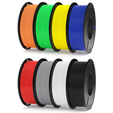 Rapido Filamento PLA+ 1.75 Mm Multicolore 8×250 G, 30-600 Mm/S, Filamento PLA pl