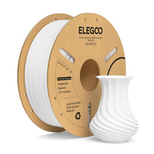 Filamento PLA+ 1.75Mm Bianco 1KG, Filamento PLA plus per Stampante 3D, Precision