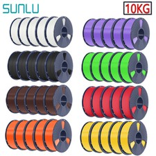SUNLU 10 KG PLA/PLA+2.0/Matte/PETG/SILK/ABS/TPU-SILK 3D filamento stampante 1,75 mm