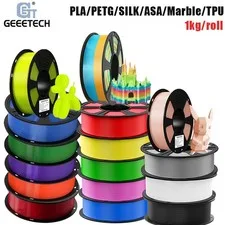 【10 acquisti, 6 pagamenti】 Geeetech filamento stampante 3D PLA PETG SILK ABS+ TPU Wood