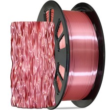 Filamento stampante 3D lucido satinato PLA oro rosa seta, diametro 1,75 mm bobina 1 kg...