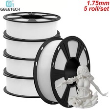 5 kg Geeetech PLA filamento stampante 3D 1,75 mm 1 kg/rotolo bianco opaco texture PLA
