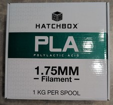 Hatchbox PLA Filamento 1,75 mm per stampante 3D 1 kg per bobina - Bianco