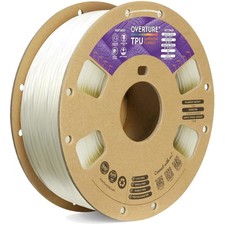 Filamento TPU Trasparente 1,75mm - Flessibilità 95A, Bobina da 1kg per Stampa 3D