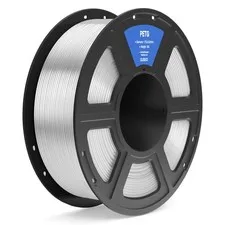 ELEGOO PETG Filamento 1,75 mm Trasparente 1KG, Filamento per Stampante 3D Precis