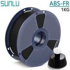 Filamento stampante 3D Sunlu 1 kg nero FR-ABS 1,75 MM UL94 V0 ignifugo ABS