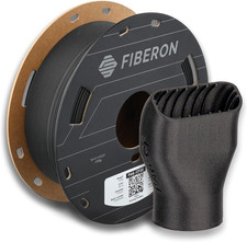Polymaker Fiberon PA6-CF20 Filamento di Nylon in Fibra di Carbonio 1,75Mm Nero 0,5Kg, Fibra