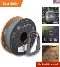 Fiberon PA6-GF Filamento di Nylon in Fibra di Vetro 1,75 mm Grigio 0,5 kg, Fiberon PA6-GF N...