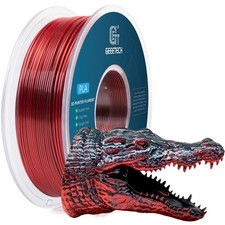 Filamento PLA seta 1,75 mm doppio colore metallo come lucido 1 kg coestrusione geeetech