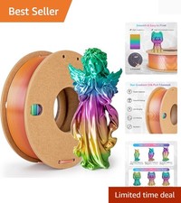 Filamento PLA arcobaleno seta 1,75 mm per stampanti FDM - 250 g, serie Candy