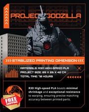 Filamento R3D Alta Velocità PLA Pro 1,75mm 1KG Giallo Crema Opaco