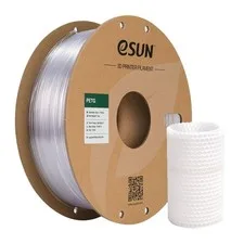 Filamento PETG 1.75mm, 1kg, trasparente, alta resistenza, lucentezza, imperme...