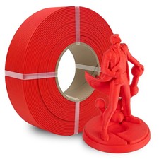 Ricarica filamento stampa 3D rosso lava opaco PLA 1,75mm 1kg Polymaker Panchroma
