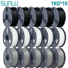 SUNLU 10 KG ASA/ABS/PLA/PLA+/PETG/TPU/PETG-CF filamento stampante 3D 1,75 mm PLA 10 KG