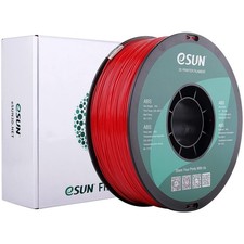 Filamento ABS+ 1.75mm 1kg eSUN, resistenza heat, stabile, rosso